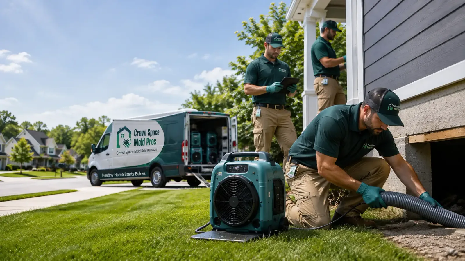 Crawl Space Mold Removal in Lakewood, WA